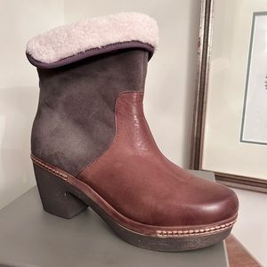 NIB Antelope Grey leather boots, “Sharla”, ladies 9, EU 40